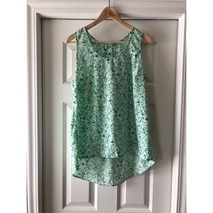 Halogen Floral Crepe Tank